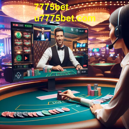 Explore o Cassino Ao Vivo no 7775bet